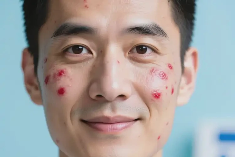 男人面部有濕疹能夠徹底治愈嗎(圖2)