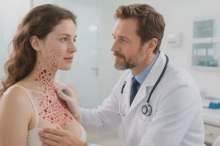 哺乳期媽媽脖子上容易起濕疹能不能徹底自愈(圖1)