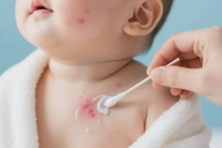 寶寶脖子起濕疹能夠徹底治愈嗎(圖4)