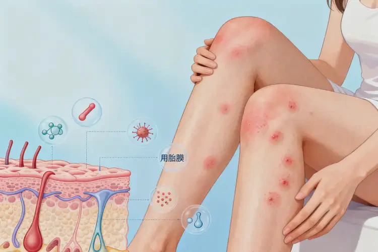 女人四肢長(zhǎng)濕疹能不能徹底自愈(圖3)