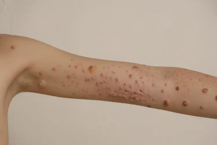 青少年手臂上有濕疹能不能徹底自愈(圖1)