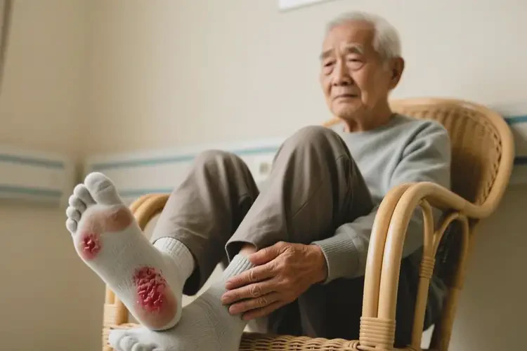 高齡老人腳上有濕疹不管它會(huì)自己自愈嗎(圖4)