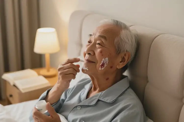 高齡老人面部偶爾起濕疹不管它會(huì)自己好嗎(圖2)