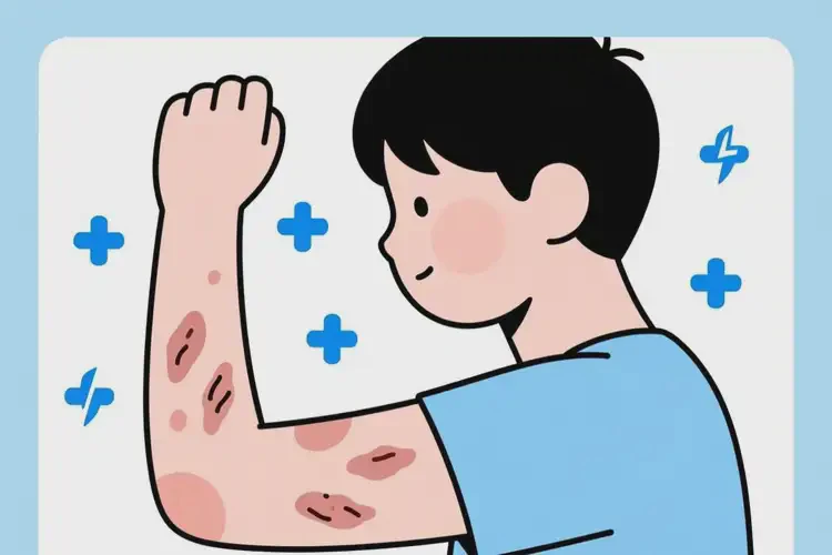 青年人身上偶爾起濕疹能夠徹底治愈嗎(圖2)