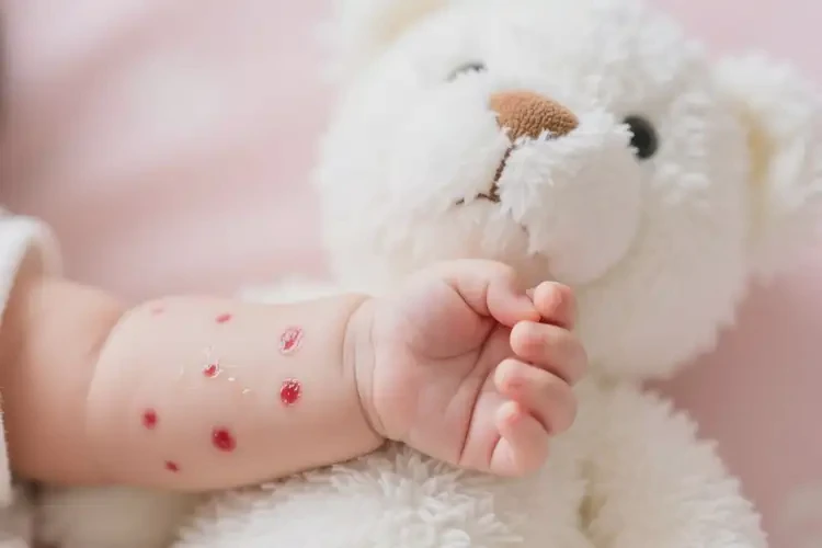嬰兒手臂上出濕疹能靠自己自愈嗎(圖3)