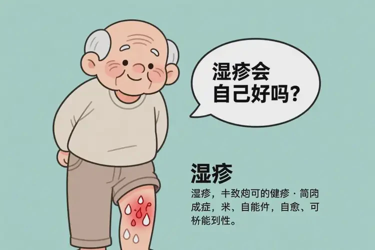 高齡老人大腿容易長濕疹能徹底自愈嗎(圖1)