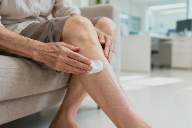 老年人小腿經(jīng)常長濕疹可以徹底自愈嗎(圖2)