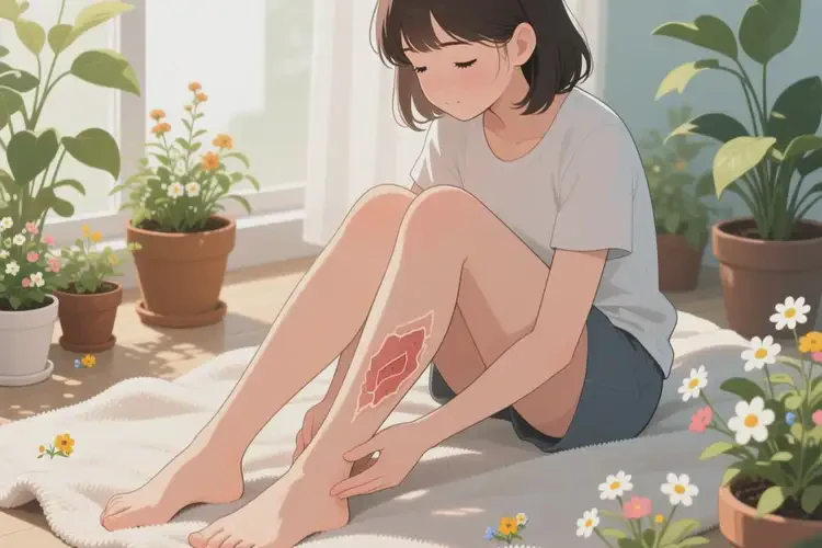 小學(xué)生小腿經(jīng)常長濕疹能靠自己自愈嗎(圖2)