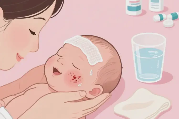 新生儿面部起湿疹能彻底自愈吗(图2)