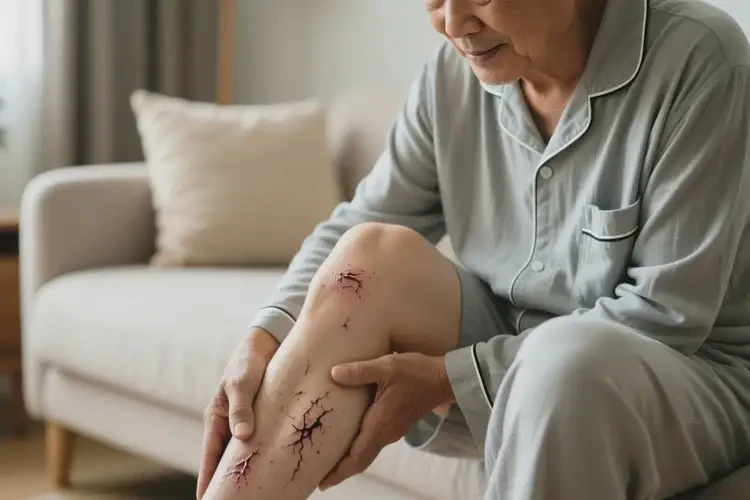 老年人身上容易长湿疹不管它会自己痊愈吗(图1)