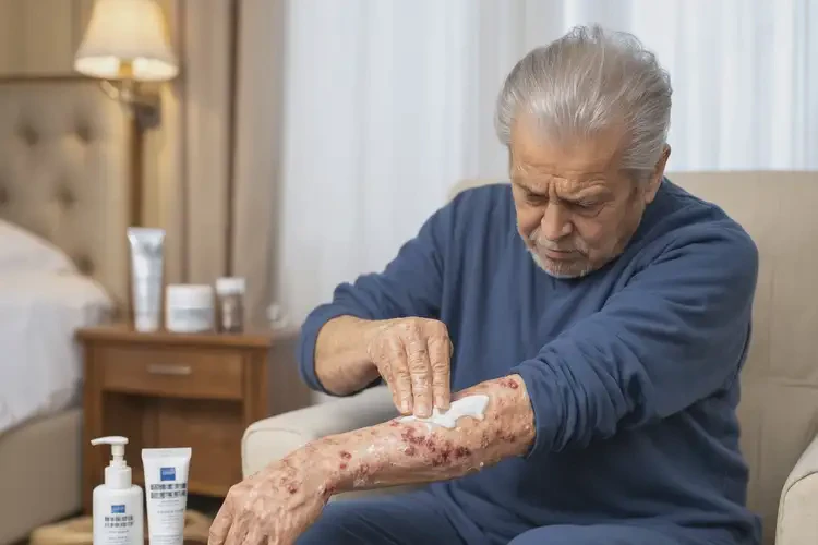 老年人手臂长湿疹可不可以彻底自愈(图3)