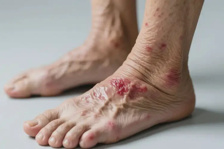 老年人四肢起濕疹不管它會(huì)自己自愈嗎(圖3)