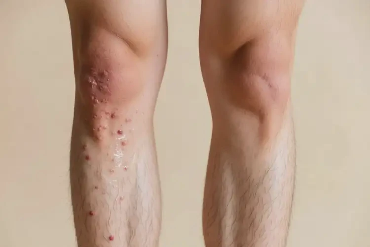 男性小腿上容易起濕疹可以徹底自愈嗎(圖3)