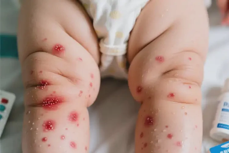 嬰幼兒大腿上長(zhǎng)濕疹能徹底自愈嗎(圖1)