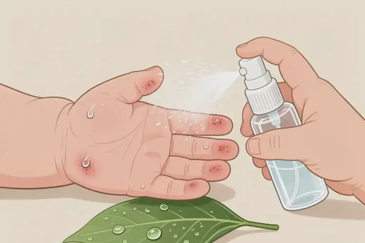 嬰兒手上出濕疹能夠徹底治愈嗎(圖1)