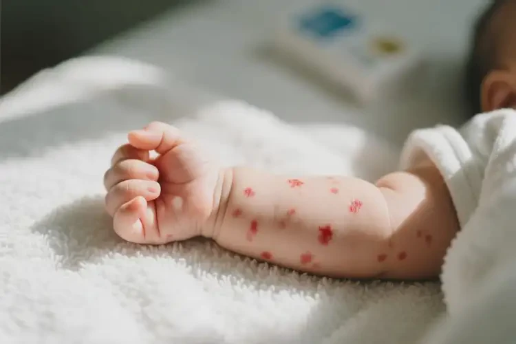 寶寶手臂上長濕疹不管它會自己好嗎(圖3)