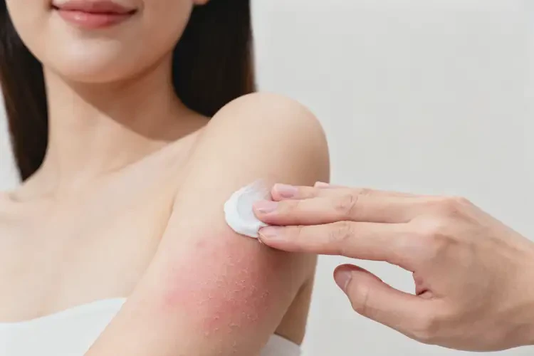 女性手臂上容易起湿疹能够彻底治愈吗(图4)