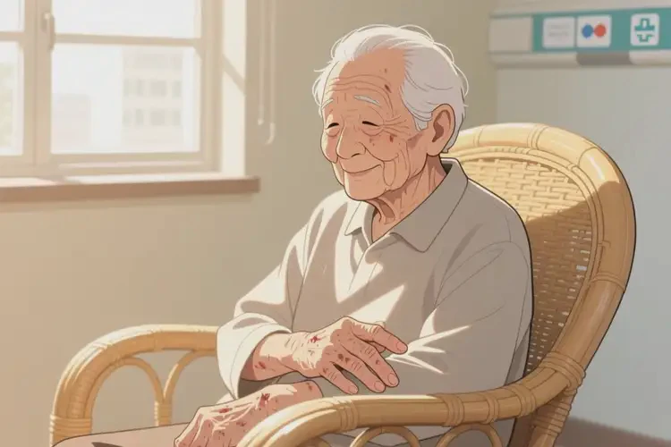 高龄老人身上出湿疹不管它会自己自愈吗(图4)