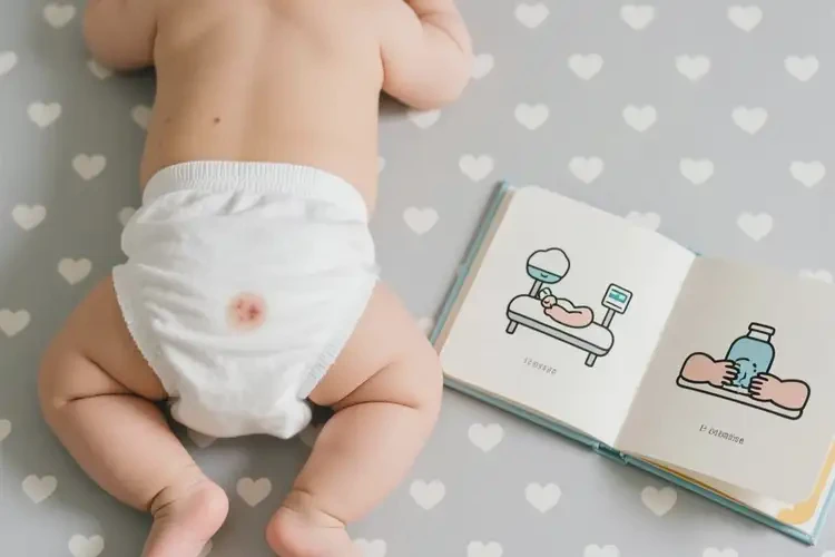 少兒屁股上起濕疹不管它會(huì)自己自愈嗎(圖1)