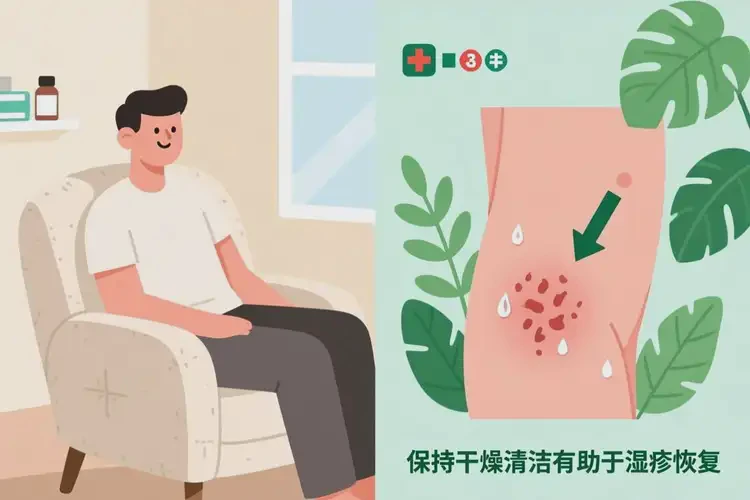 男生屁股有濕疹能靠自己自愈嗎(圖3)