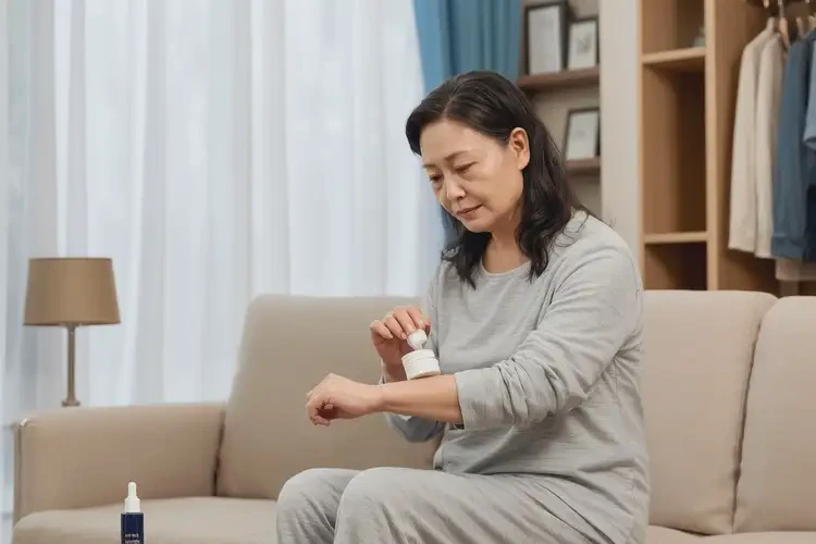 女生脖子上出現(xiàn)濕疹能徹底自愈嗎(圖1)