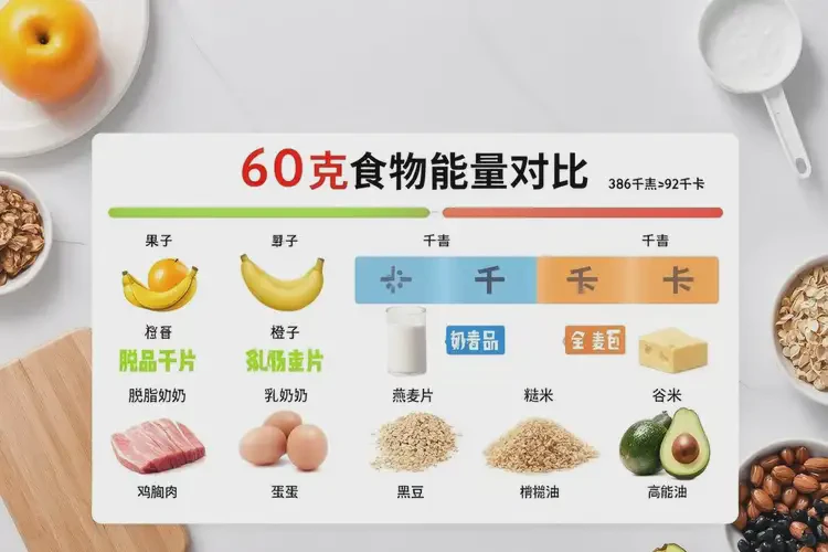 60克386千焦相当于多少食物(图1)