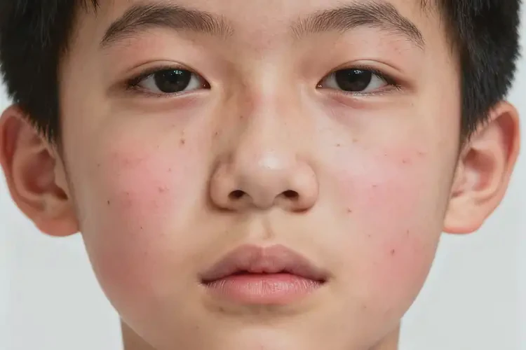 中学生脸上起湿疹不管它会自己自愈吗(图1)