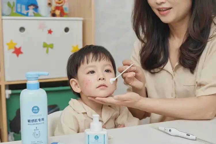 小孩面部偶爾起濕疹能靠自己自愈嗎(圖2)