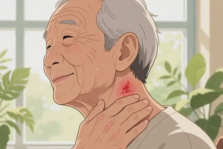 老年人脖子上經(jīng)常長濕疹能靠自己自愈嗎(圖4)