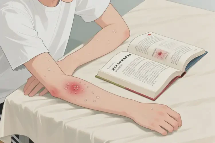 大學(xué)生手臂容易長(zhǎng)濕疹不管它會(huì)自己好嗎(圖2)