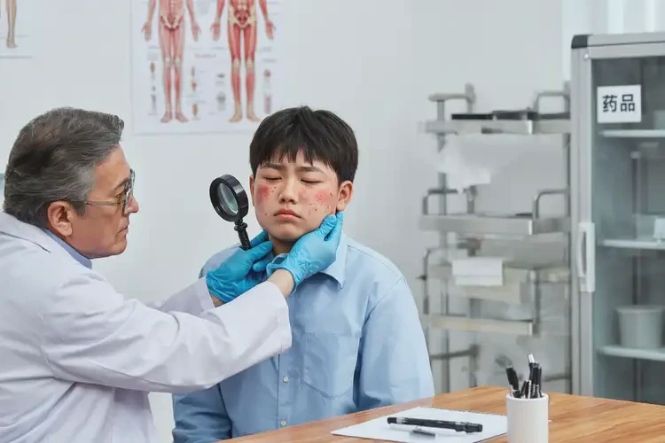 青少年面部起濕疹可以徹底自愈嗎(圖3)