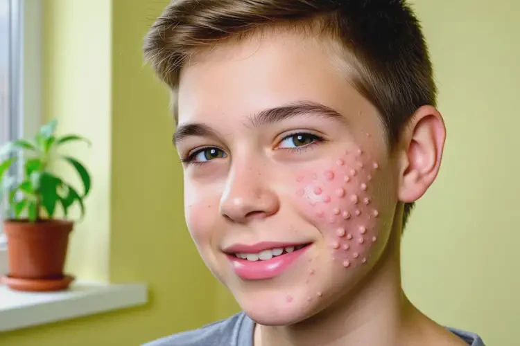 青少年臉上出現(xiàn)濕疹能不能徹底自愈(圖3)