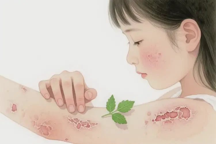 女生手臂容易起濕疹不管它會自己痊愈嗎(圖3)