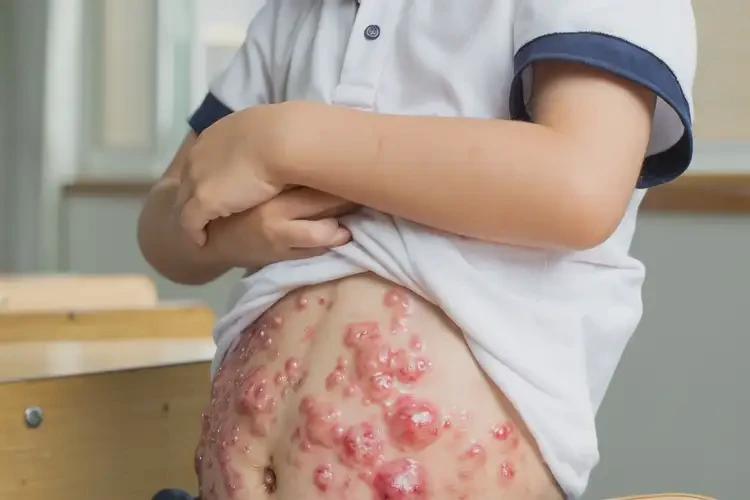 小學(xué)生肚子上容易長(zhǎng)濕疹不管它會(huì)自己好嗎(圖2)