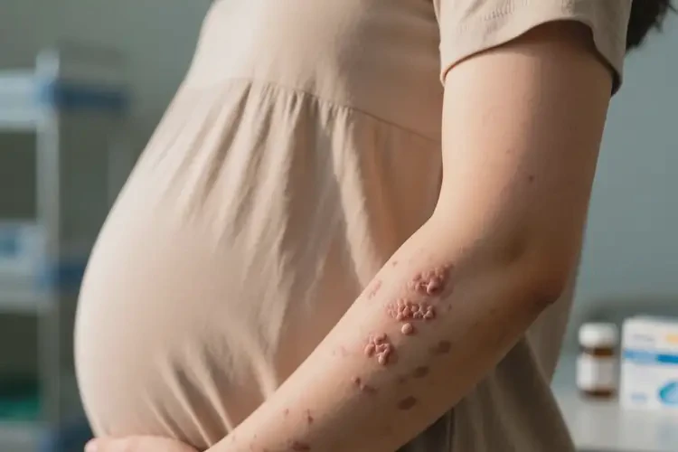 孕婦手臂出濕疹不管它會(huì)自己自愈嗎(圖4)