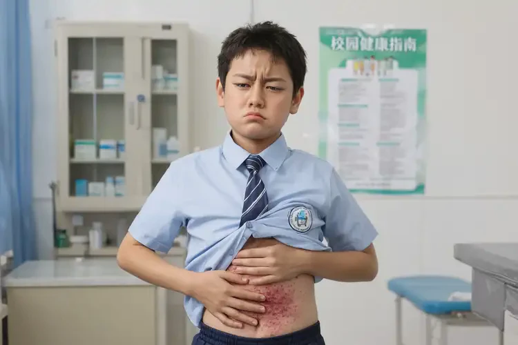 中學(xué)生肚子起濕疹不管它會(huì)自己自愈嗎(圖4)