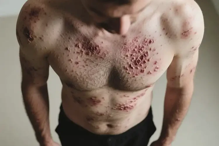 男性全身出濕疹不管它會自己痊愈嗎(圖2)