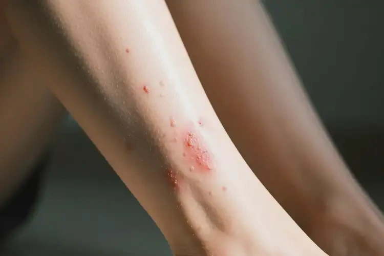 女人小腿上偶尔长湿疹能不能彻底自愈(图2)