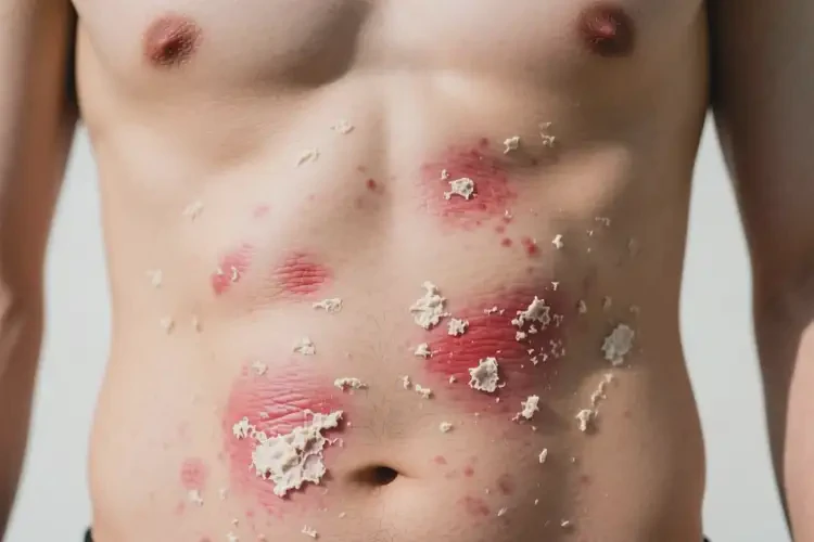 男生肚子上起濕疹可不可以徹底自愈(圖3)