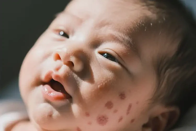 嬰兒臉上偶爾長(zhǎng)濕疹能靠自己自愈嗎(圖3)