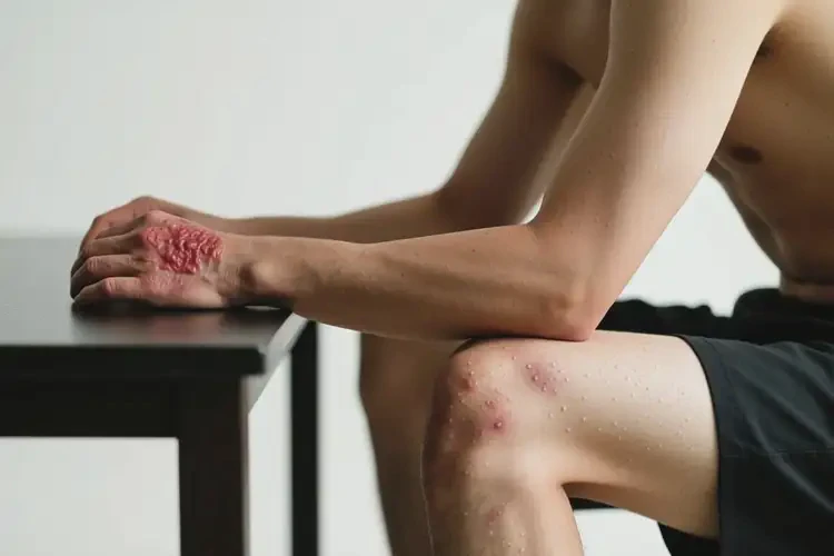 男性四肢出濕疹能徹底自愈嗎(圖1)