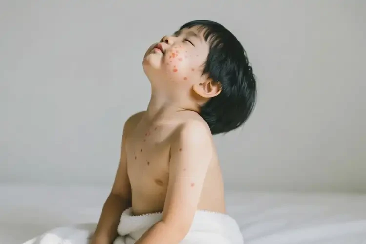 小孩脖子上偶爾長濕疹能靠自己自愈嗎(圖1)