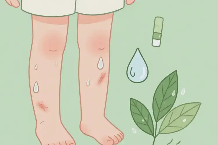 孩子大腿有湿疹可不可以彻底自愈(图1)