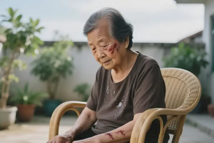 老年人臉上起濕疹不管它會(huì)自己自愈嗎(圖3)