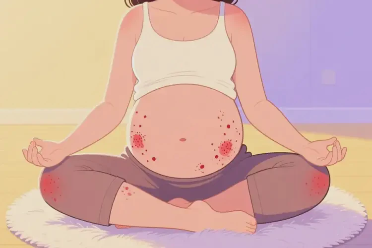 孕婦屁股偶爾起濕疹不管它會(huì)自己痊愈嗎(圖1)