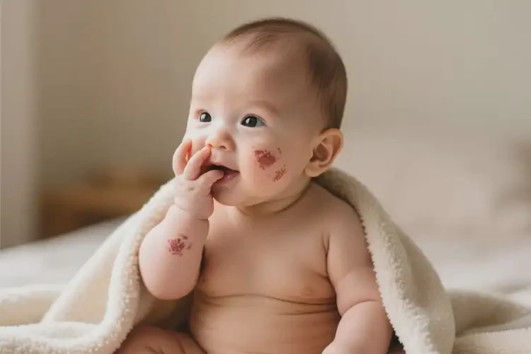 小兒臉上有濕疹不管它會(huì)自己痊愈嗎(圖3)