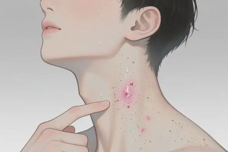 男生脖子上長濕疹能徹底自愈嗎(圖3)