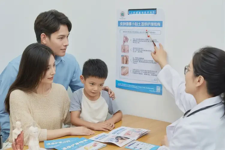 孩子臉上容易起濕疹可以徹底自愈嗎(圖1)