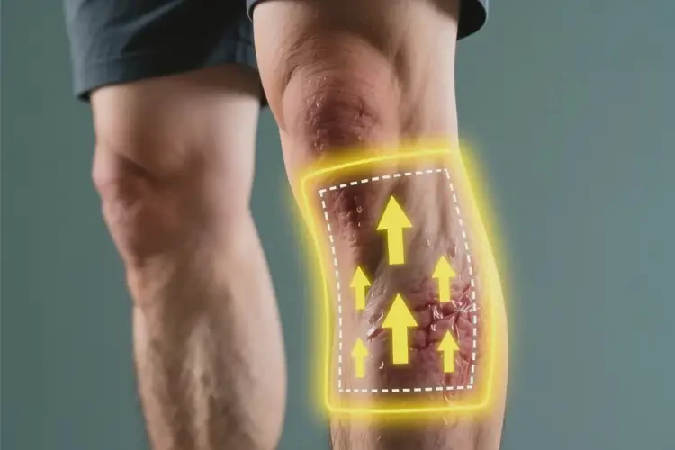 男人小腿偶爾起濕疹不管它會(huì)自己痊愈嗎(圖1)