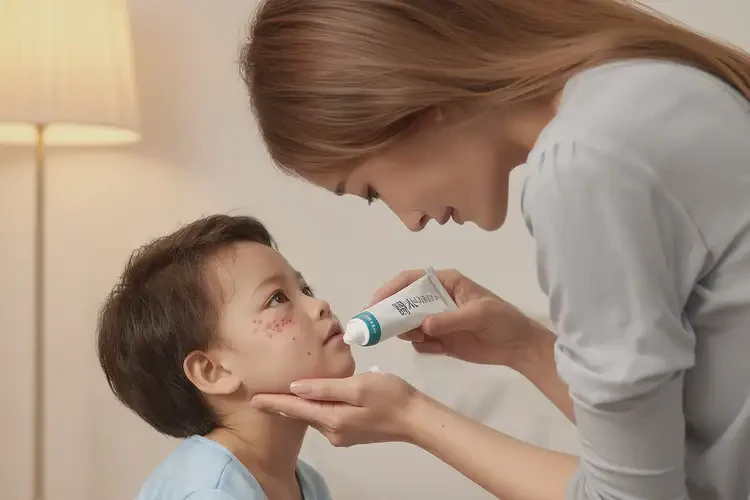 兒童脖子上出濕疹可以徹底自愈嗎(圖3)